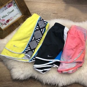 Bundle of 3 Nike Dri-FIT Running Shorts Si…